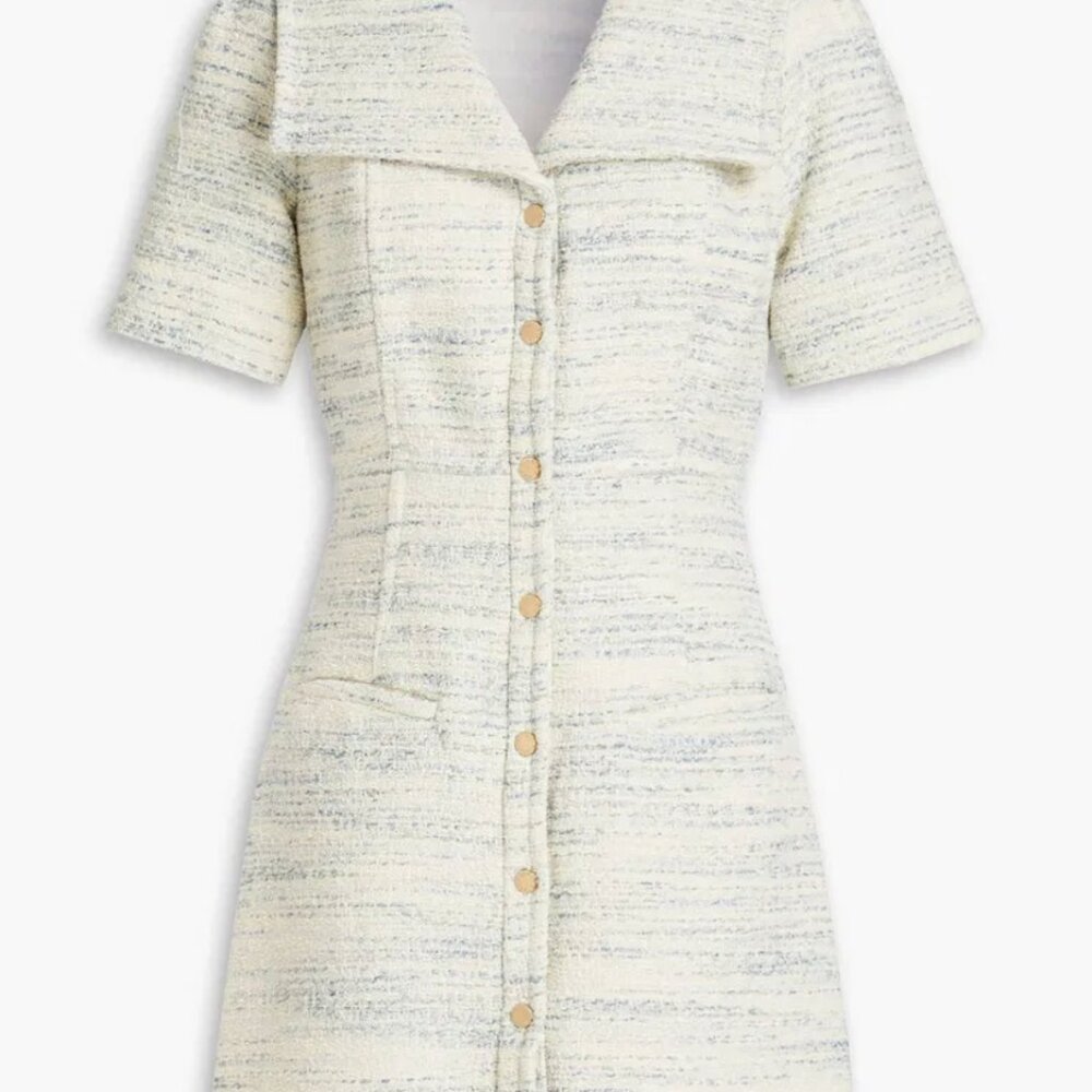SANDRO Bethany Mini Dress in Tweed
